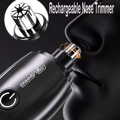 Picture of Rechargeable Electric Nose & Ear Hair Trimmer Nose hair trimmer, Ear hair trimmer, Electric nose trimmer, USB rechargeable, Double blade