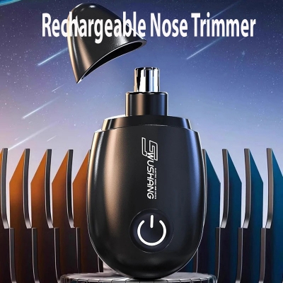 Picture of Rechargeable Electric Nose & Ear Hair Trimmer Nose hair trimmer, Ear hair trimmer, Electric nose trimmer, USB rechargeable, Double blade