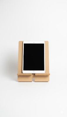 Picture of Premium Handmade MDF Wooden Ipad stand  Mobile Stand, Phone Desk Stand Wood for Office & Home, Eco-Friendly, Handmade Wooden Cell Phone Stand, Portable Phone Holder, Gift for Students & Professionals tablet stand-Multicolor