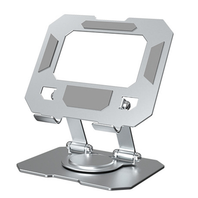 Picture of Steel Metal 360° Rotatable Tablet Stand Adjustable Foldable Desktop Stand Holder For Ipad Pro/Air/Min Laptop Tablet-Multicolor