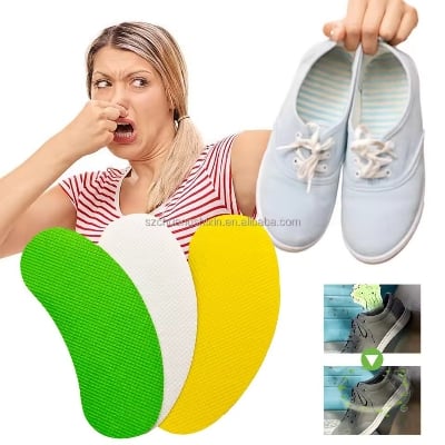 Picture of Shoe Deodorizing Stickers | Foot Deodorant Stickers with Lemon Scent | Shoe Odor Removal Patches for Sneakers, Dress Shoes, Heels | Aroma Stickers for Men, Women-Multicolor