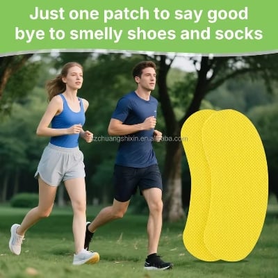 Picture of Shoe Deodorizing Stickers | Foot Deodorant Stickers with Lemon Scent | Shoe Odor Removal Patches for Sneakers, Dress Shoes, Heels | Aroma Stickers for Men, Women-Multicolor