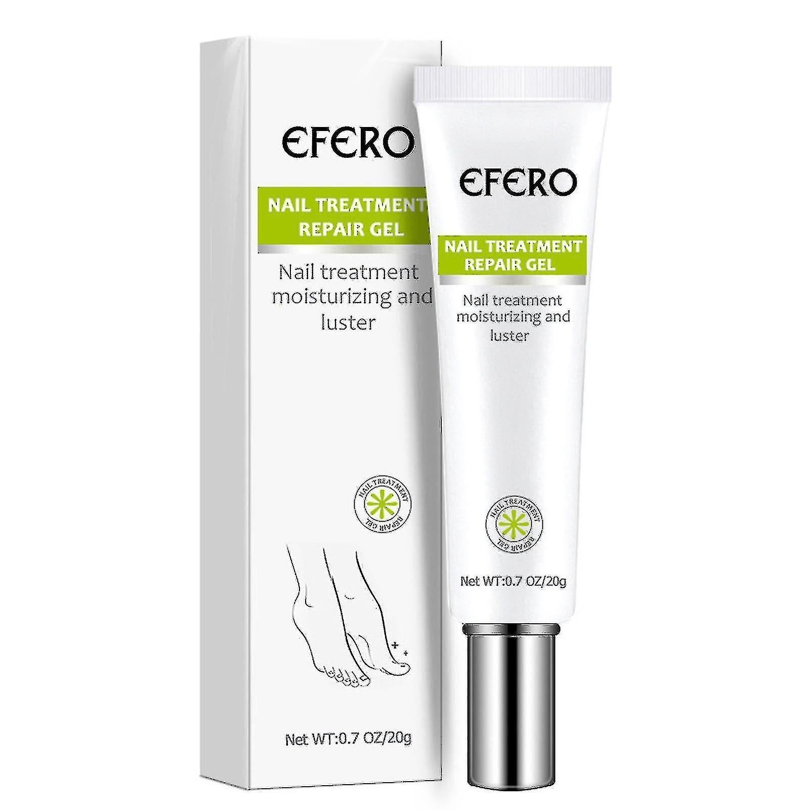Picture of Efero Nail Repair Nail Care Helps Improve Discolored, Cracked & Thickened Toenails & Fingernails | Supports Healthy Nail Renewal Cream-20gm-Multicolor