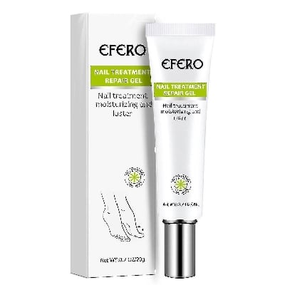 Picture of Efero Nail Repair Nail Care Helps Improve Discolored, Cracked & Thickened Toenails & Fingernails | Supports Healthy Nail Renewal Cream-20gm-Multicolor