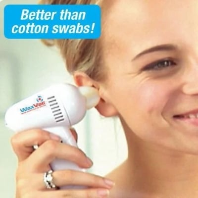 Picture of Portabler Electric Ear Cleaner Product Vacuum Ear Wax Earwax Removal Soft Safety Head Ear Care Tool Health Care For Adults Kids-Multicolor