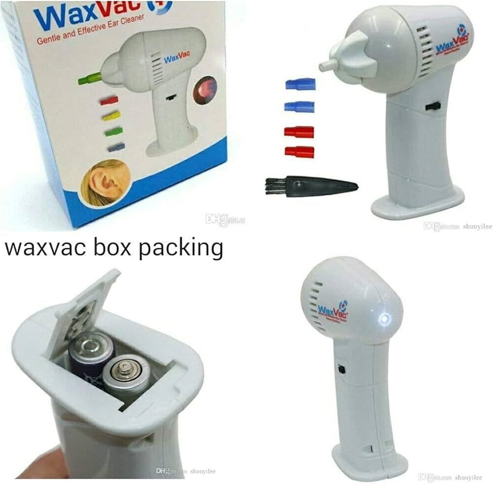 Picture of Portabler Electric Ear Cleaner Product Vacuum Ear Wax Earwax Removal Soft Safety Head Ear Care Tool Health Care For Adults Kids-Multicolor