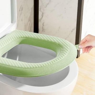 Picture of Bathroom Accessories Soft Toilet Seat Toilet Cover Toilet Seat Closestool Mat multicolor-Multicolor
