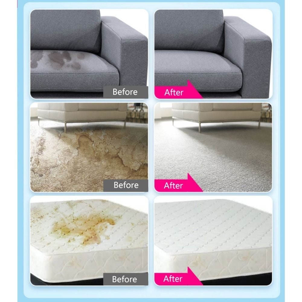 Picture of Wall Cloth Effective Fabric Sofa Cleaner Water-free House Cleaning Sofa Cleaning Foam Dry Cleaner Easily Remove Stubborn Stains Cloth Carpet Detergent Home-Multicolor