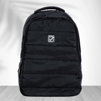 Picture of Givova Holland Quilted Padded Backpack Givova Unisex Multipocket Waterproof Black Backpack-Black