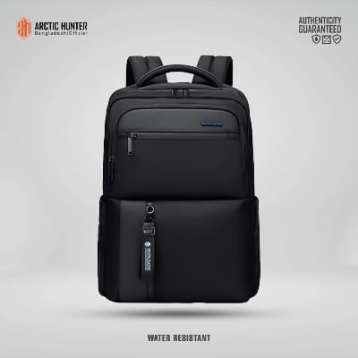 Picture of ARCTIC HUNTER AH Business Laptop Backpack for Men Work Commuting, Large Travel Carry On Backpack Flight Approved for Airplane, Professional Adult College Backpacks Casual Daypack,-Black