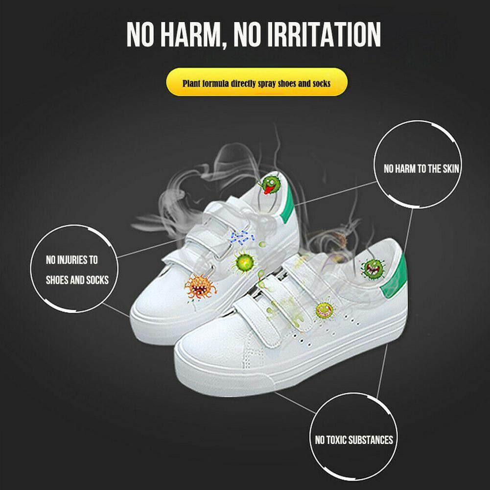 Picture of New Shoe Deodorizer Spray - Proven & Powerful Enzyme Formula Spray for Shoe Odor Elimination in All Footwear Type-(Black)-Fresh
