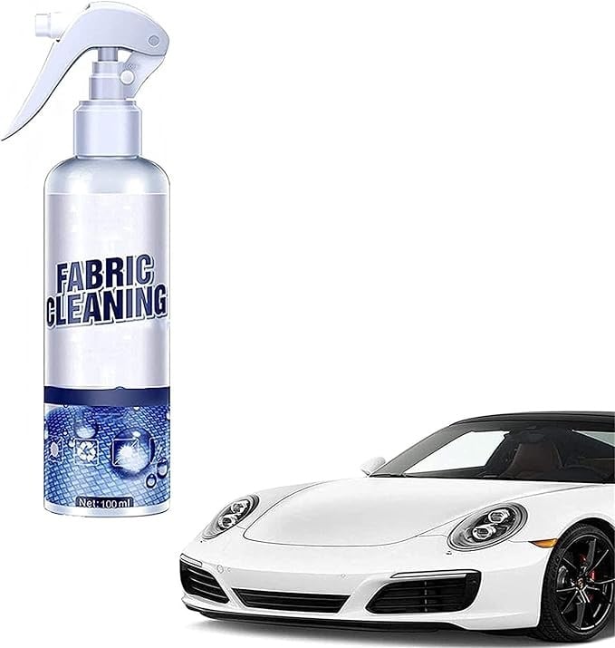 Picture of 5 Seconds Car Stain Remover Car Seat Upholstery Strong Stain Remover Interior Fabric Leather Cleaning Multifunctional Car Foam Cleaner for Car-White