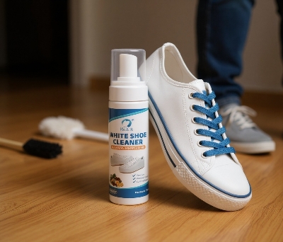 Picture of Shoe Cleaner, Sneaker Cleaner with Brush & Towel, Foam Shoe Cleaning Kit for White Shoes, Leather, Boots, Canvas-Multicolor