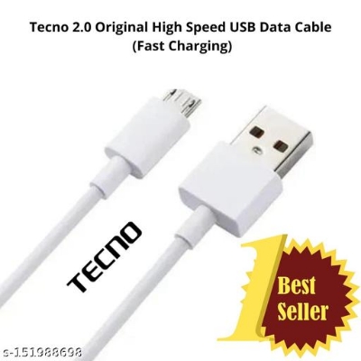 Picture of Tecno Micro usb Type-B Cable Fast Charging Data Cable-White