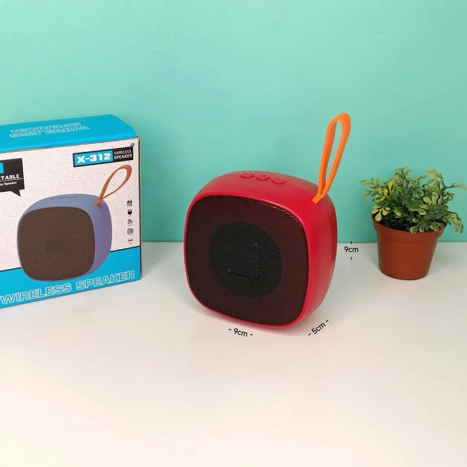 Picture of X-312 Bluetooth, USB, SD Card & FM Radio Supported Wireless Speaker-Multicolor