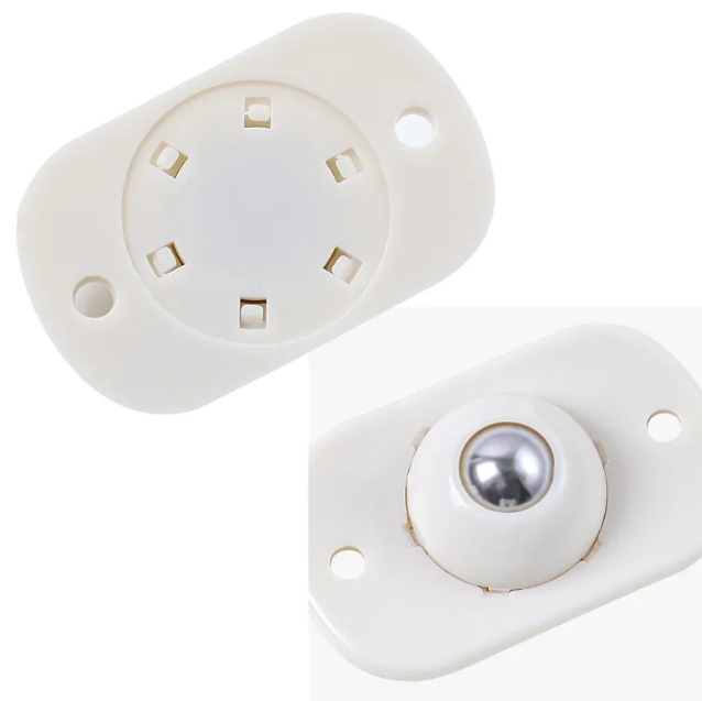 Picture of Mini Swivel 360° Rotatable Caster Wheels Self Adhesive Universal Wheels Boxes Small Furniture 4 Pcs-Multicolor