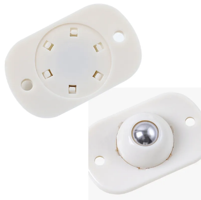 Picture of Mini Swivel 360° Rotatable Caster Wheels Self Adhesive Universal Wheels Boxes Small Furniture 4 Pcs-Multicolor