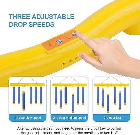 Picture of Fun Challenge Falling Sticks Game Toys Set for Training Reaction Ability Educational Activity Parent-Child Family Party Game Toy-Multicolor