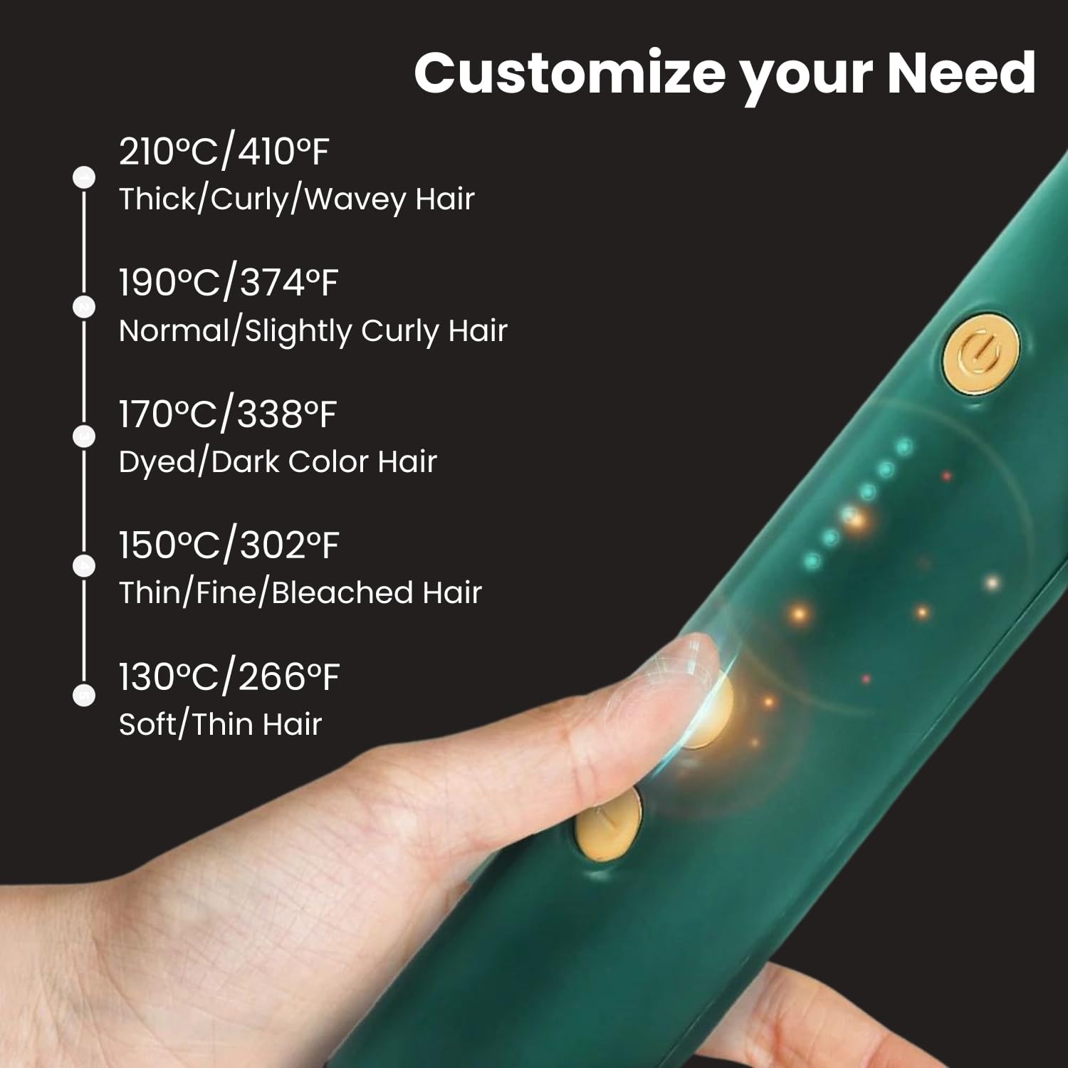 Picture of Hair Iron, Brush, Heat Brush, Straight Curling Iron, Brush, Comb Hair Iron, Portable, Quick Styling, 2-Way Continuous Use, Compact, Anti-Static, Rapid Heating, PSE Certified, Japanese Manual-Multicolor