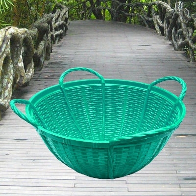 Picture of Big Size Jhury fruit Storage Basket with Handle, Gift Hamper Basket, Picnic 1 PICE-Multicolor