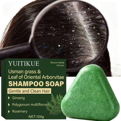 Picture of Seven Nature Green Soap Shampoo Bar
