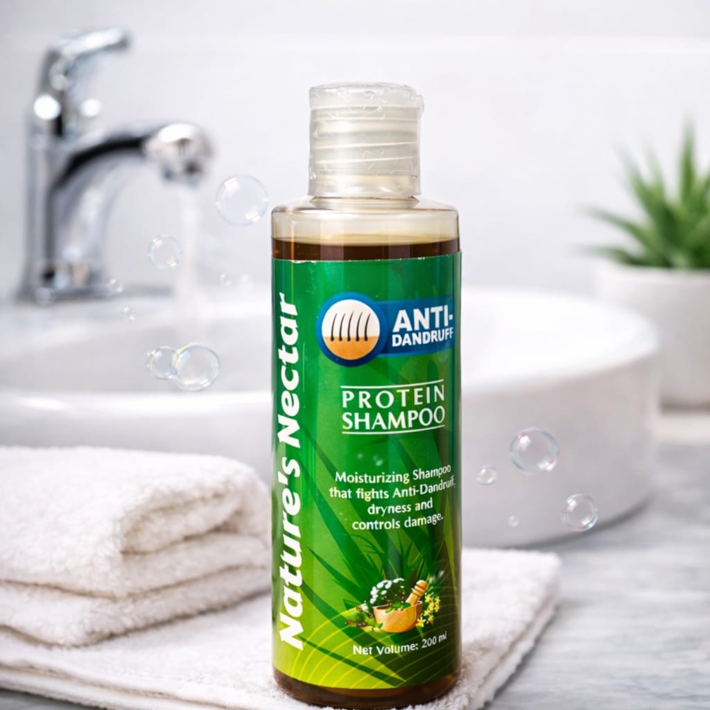 Picture of Natures Nectar ANTI Dandruff Protein Hair Shampoo-Multicolor