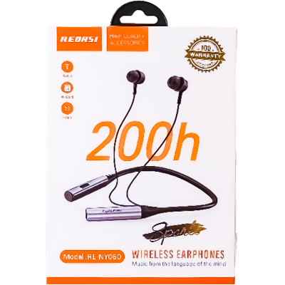 Picture of Recrsi RE-NY060 200 Hours Bluetooth Neckband-Multicolor