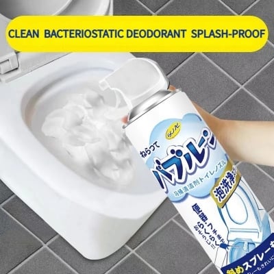 Picture of Japan Toilet Bowl Cleaner Spray Bathroom Cleaner Spray Mold Stain Remover 99.9% Anti-Bacterial Foam Spray Toilet Freshen 500ml-Toilet Cleaner