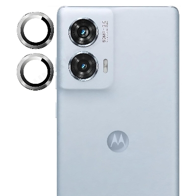 Picture of Motorola Edge 50 Fusion Camera Lens Protector Rings Aluminium Tempered Glass 2PCS-Black