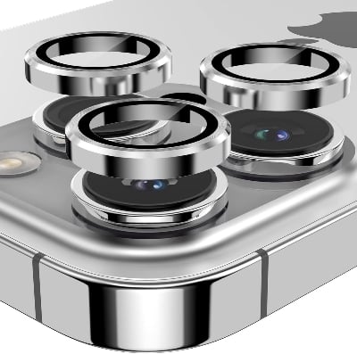 Picture of Camera Lens Protector for iPhone 16 Pro Max / iPhone 16 Pro Tempered Glass Protection Protective Film for iphone mobile-Desert Titanium