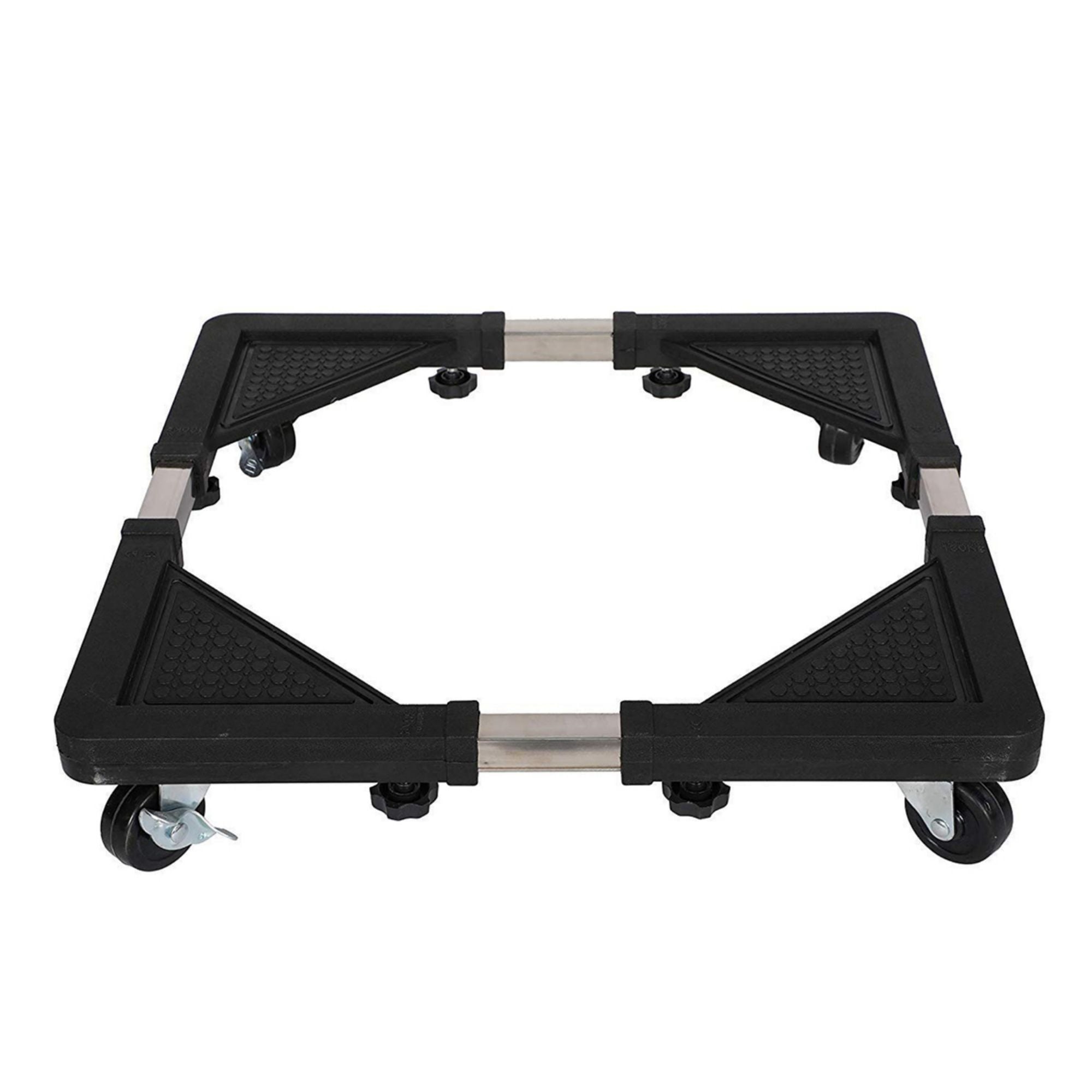 Picture of Fridge Stand Washing Machine Pedestal Stand Adjustment Movable Adjustable Base with wheels rotated-Multicolor