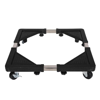 Picture of Fridge Stand Washing Machine Pedestal Stand Adjustment Movable Adjustable Base with wheels rotated-Multicolor