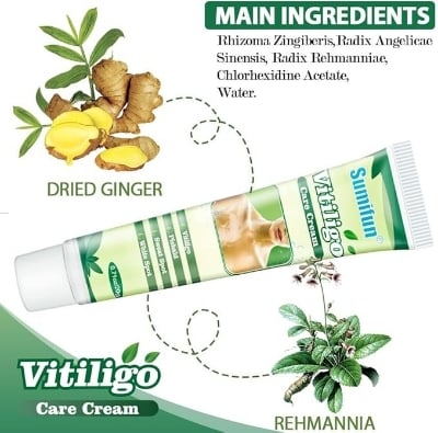 Picture of Vitiligo Treatment Cream Healthy White Spot Therapeutic Gel-Multicolor