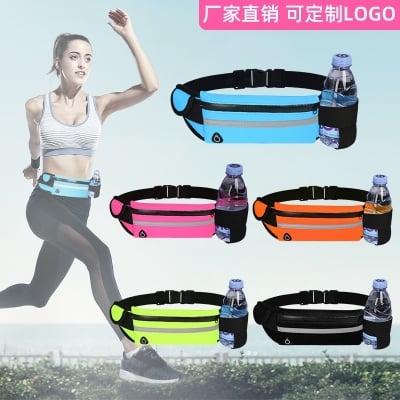 Picture of Waist Bag Belt Bag Running Waist Bag Sports Portable Gym Bag Hold Water Cycling Phone bag Waterproof Women running belt-Multicolor