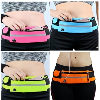Picture of Waist Bag Belt Bag Running Waist Bag Sports Portable Gym Bag Hold Water Cycling Phone bag Waterproof Women running belt-Multicolor