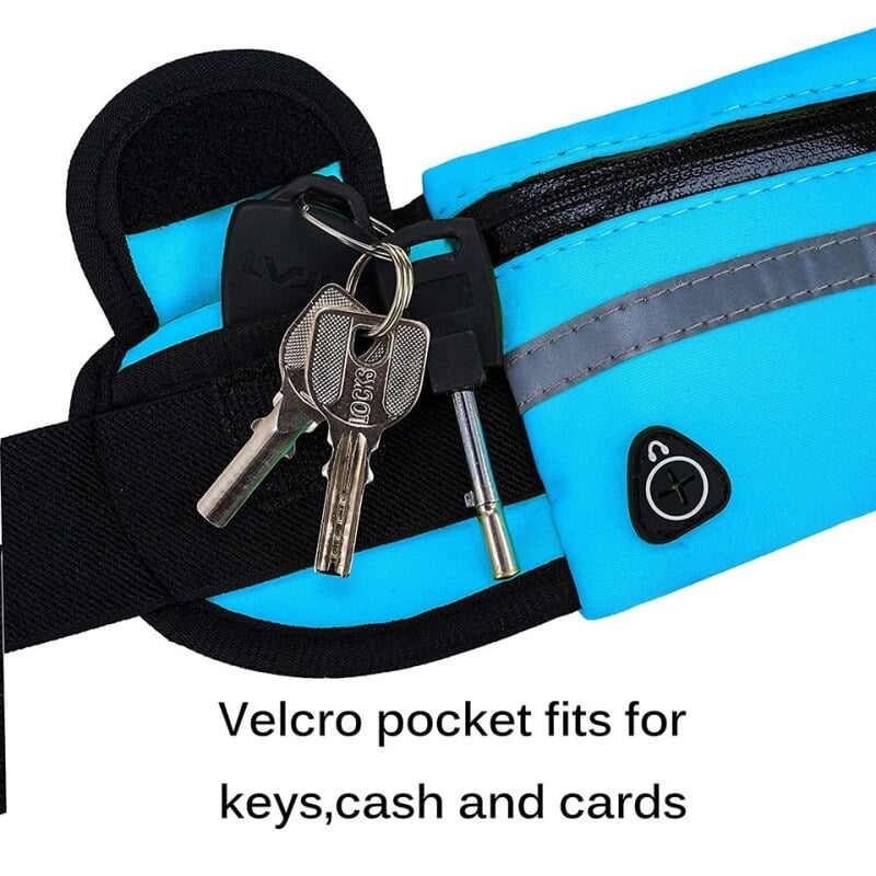 Picture of Waist Bag Belt Bag Running Waist Bag Sports Portable Gym Bag Hold Water Cycling Phone bag Waterproof Women running belt-Multicolor