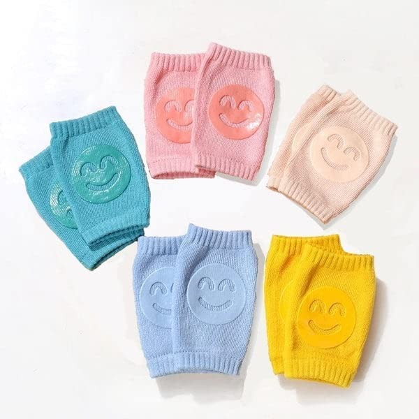 Picture of BOSONER Baby Crawling Anti-Slip Knee, Unisex Baby Toddlers Kneepads-Multicolor-0-3 years