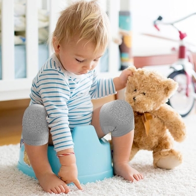 Picture of BOSONER Baby Crawling Anti-Slip Knee, Unisex Baby Toddlers Kneepads-Multicolor-0-3 years