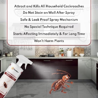 Picture of New Permanent Cockroach Killer Spray | Herbal Cockroach Repellent For Home Kitchen |Cockroach Spray | Cocroches Killers Organic | Permanent Solution For Cockroaches | Anti Roach | Cocroch Kiler (500 ml)-Cockroach Killer