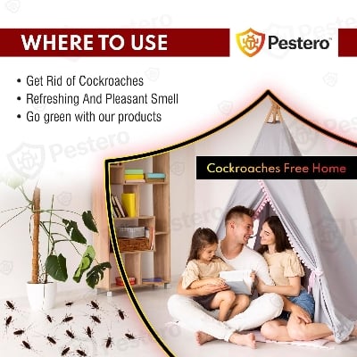 Picture of New Permanent Cockroach Killer Spray | Herbal Cockroach Repellent For Home Kitchen |Cockroach Spray | Cocroches Killers Organic | Permanent Solution For Cockroaches | Anti Roach | Cocroch Kiler (500 ml)-Cockroach Killer