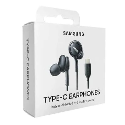 Picture of AKG Samsung Headphone Type C Earphone For Samsung, iphone, Realme-Black