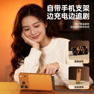 Picture of 240W Elbow USB Type C To USB C Cable PD Fast Charging Cable Type C Wire Phone Stand For iPhone 17 16 15, Samsung, Realme, Redmi, Oppo, Vivo, Xiaomi, OnePlus,  Nokia, Tecno, Infinix, Itel, Lava, Symphony, Motorola, Walton-Black