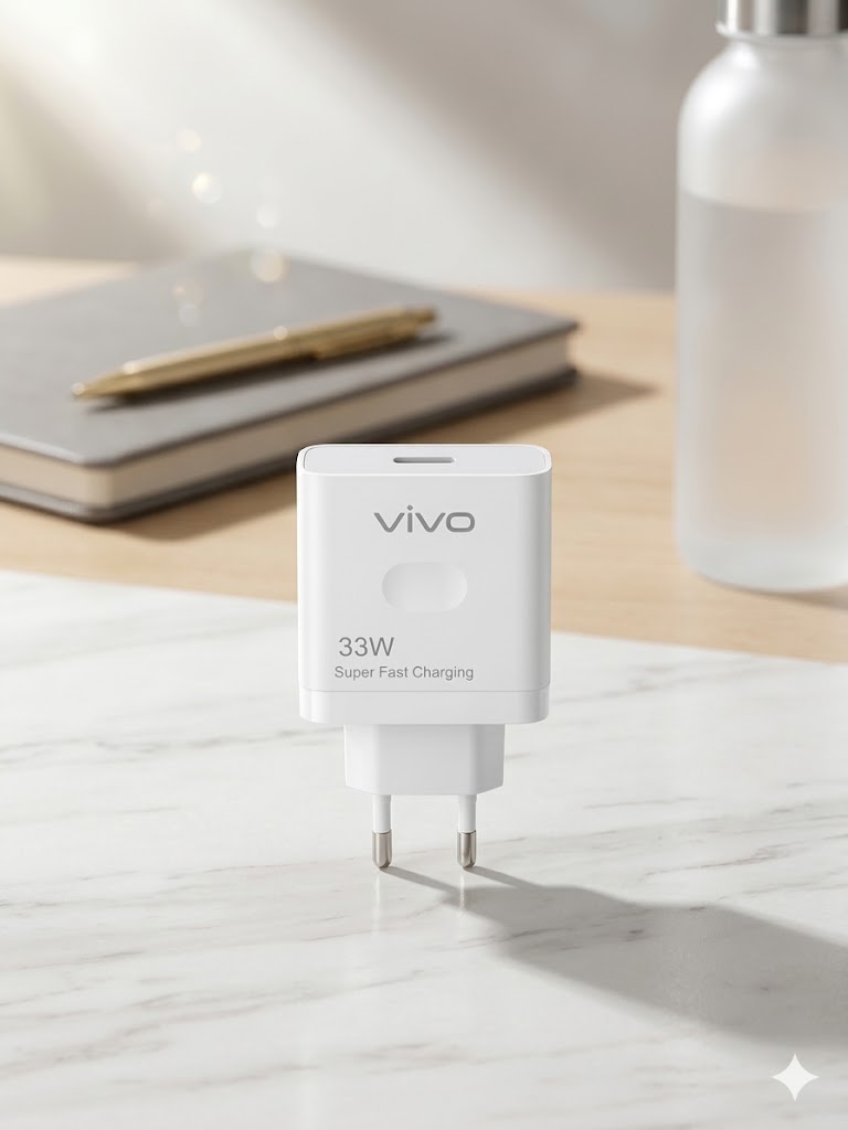 Picture of Vivo 33W Type B Fast charger premium quality-White