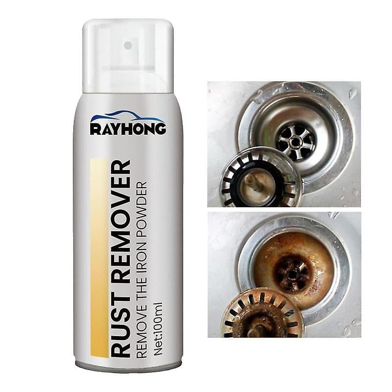 Picture of Multi Purpose Rust Remover Spray Metal Surface Chrome Paint Car Maintenance Iron Powder Cleaning Super Rust Remover Cleaner Car Automobile Anti-rust Lubricant Pain, Cleaning Tool, Rust Stains Cleaner, Wheel Rim Renewal Agent, Derusting Spray Car Maintenan-Multicolor