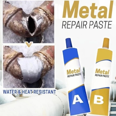 Picture of Metal Repair Paste Metal Cold Welding Industrial Glue DIY Home Repair Heat Resistance Permanent Quick-drying Soldering Glue-Multicolor