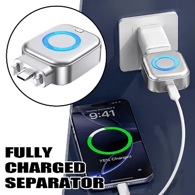 Picture of USB-C Fully Charged Separator Smart Auto Power-Off Charging Adapter Prevent Overcharging For Laptops Phones Chargers-Multicolor 