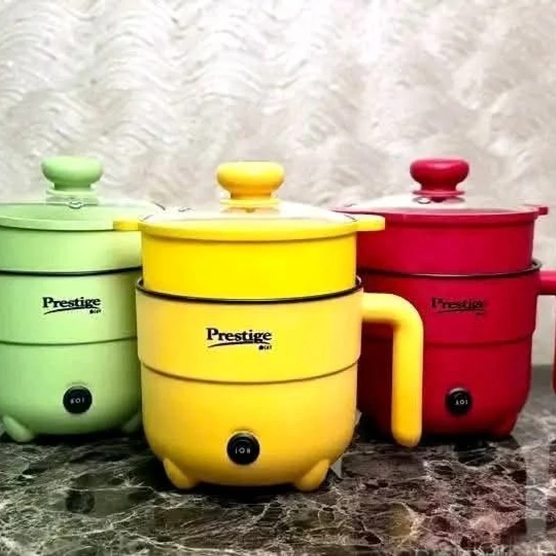 Picture of Prestige Rice Coocker Mini Rice Cooker Automatic Warm Function with steamer Mini Electric Ricecooker 2 Liter-Multicolor 