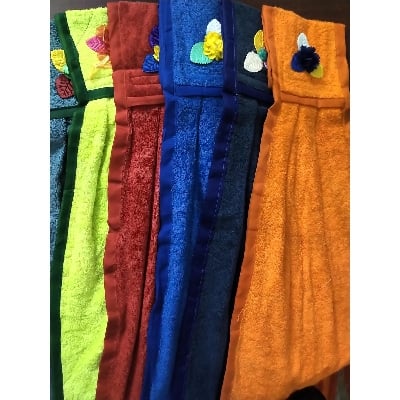 Picture of Good Quality Basin Hand Towel Medium Size Soft [1Pcs-Color Randomly Selected] - Multicolor