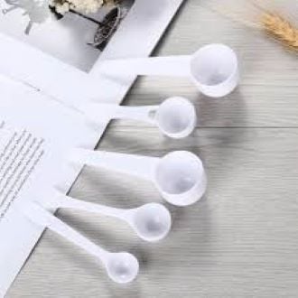 Picture of Measuring Spoons Plastic Measuring Cups 8pcs/Set - White