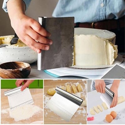 Picture of Cake Scraper Icing Smoother 7" - Silver